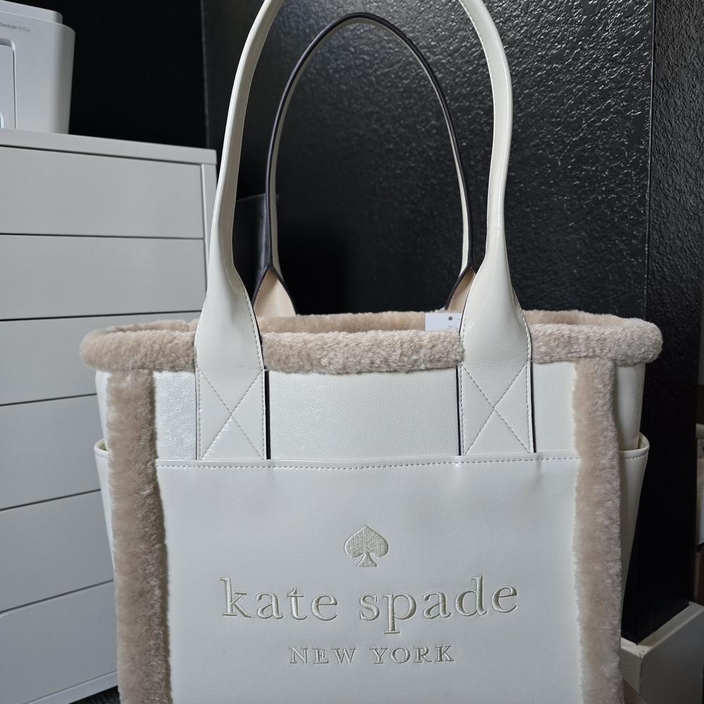 Kate Spade Jett Faux Shearling Tote